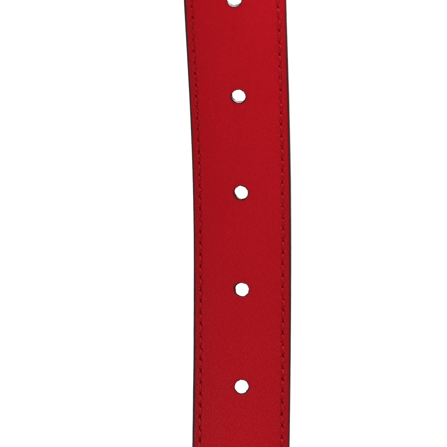 Gucci Moon Calfskin Torchon Double G 25mm Belt 70 28 Hibiscus Red 3 of 4