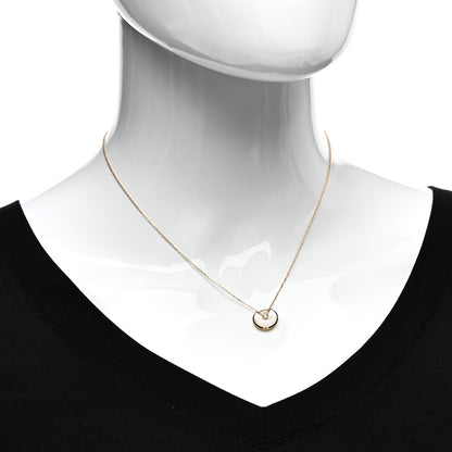 Cartier 18K Yellow Gold Diamond Mother of Pearl XS Amulette de Cartier Pendant Necklace 2 of 5