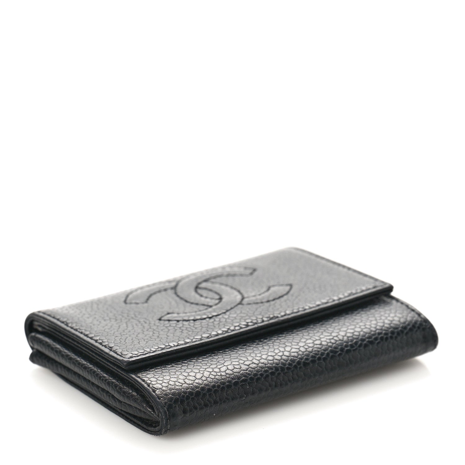 Chanel Caviar Timeless CC Flap Wallet Black 4 of 9