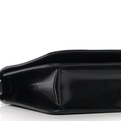 Prada Spazzolato Flap Slide Chain Shoulder Bag Black 8 of 9