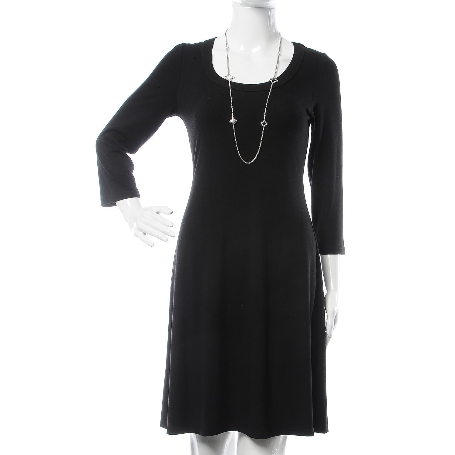 David Yurman Sterling Silver 25mm Quatrefoil Chain Necklace 2 of 8