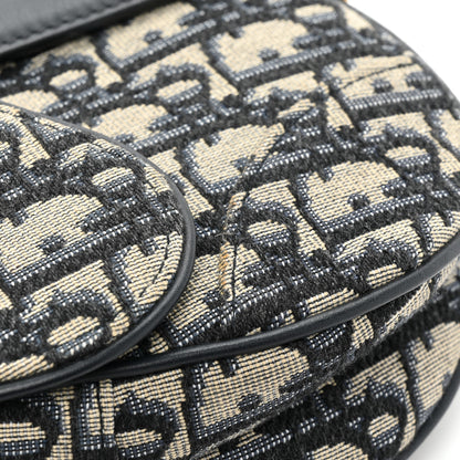 Christian Dior Oblique Mini Saddle Bag Blue 12 of 12