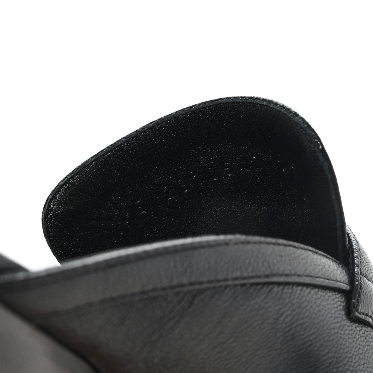 Hermes Goatskin Groupie Mules 37 Black 9 of 9