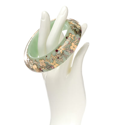 Louis Vuitton Resin Swarovski PM Inclusion Bracelet Peppermint 2 of 4