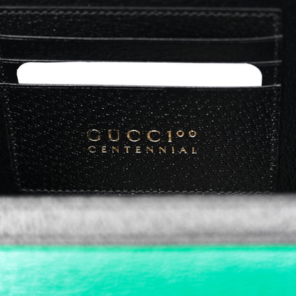 Gucci Grained Calfskin Gucci 100 Mini Bag Green 6 of 12