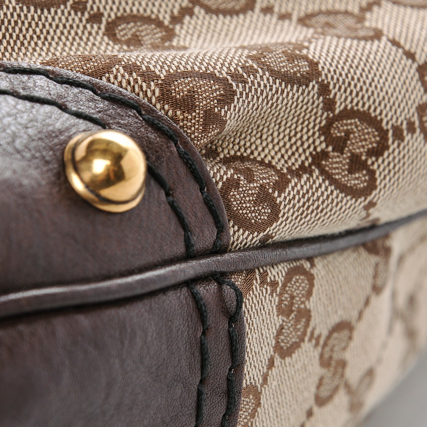Monogram Large Jockey Hobo Dark Brown