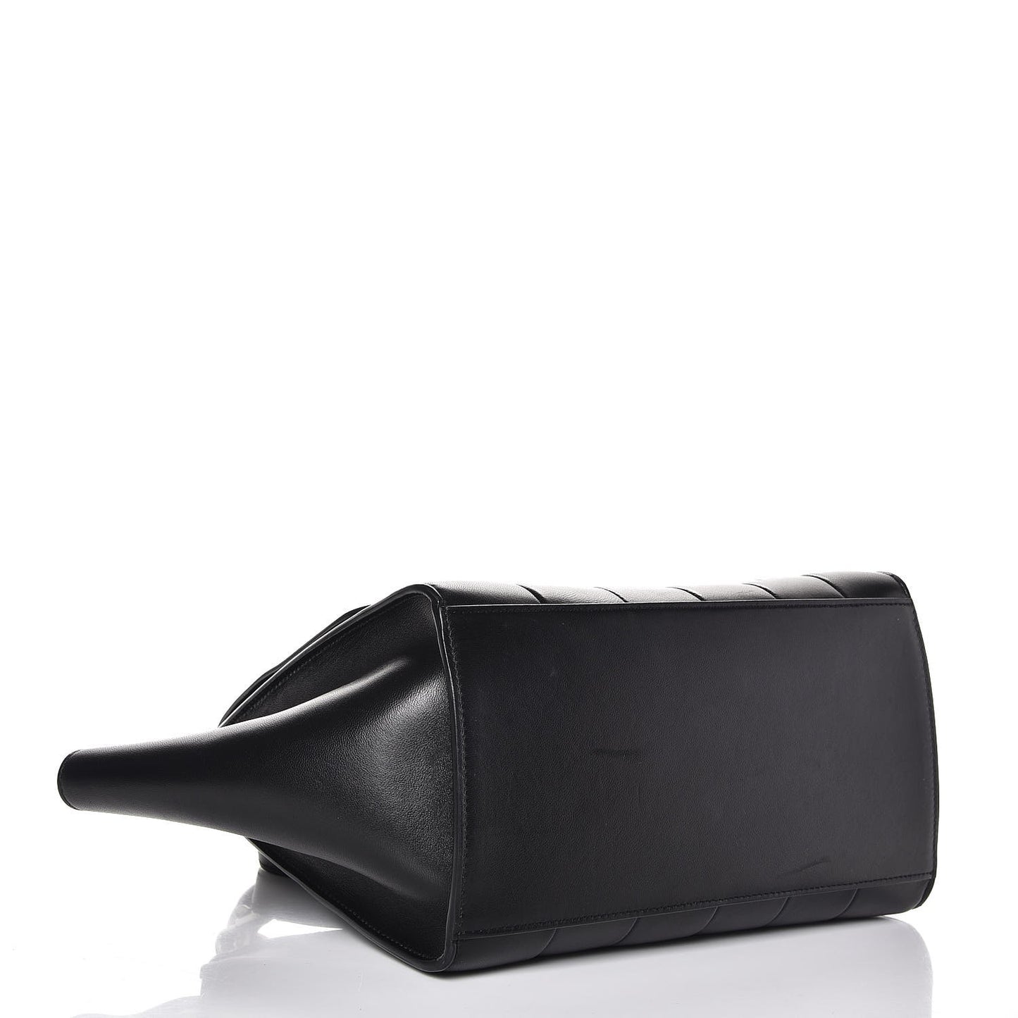 Lambskin Quilted Small Trapeze Black