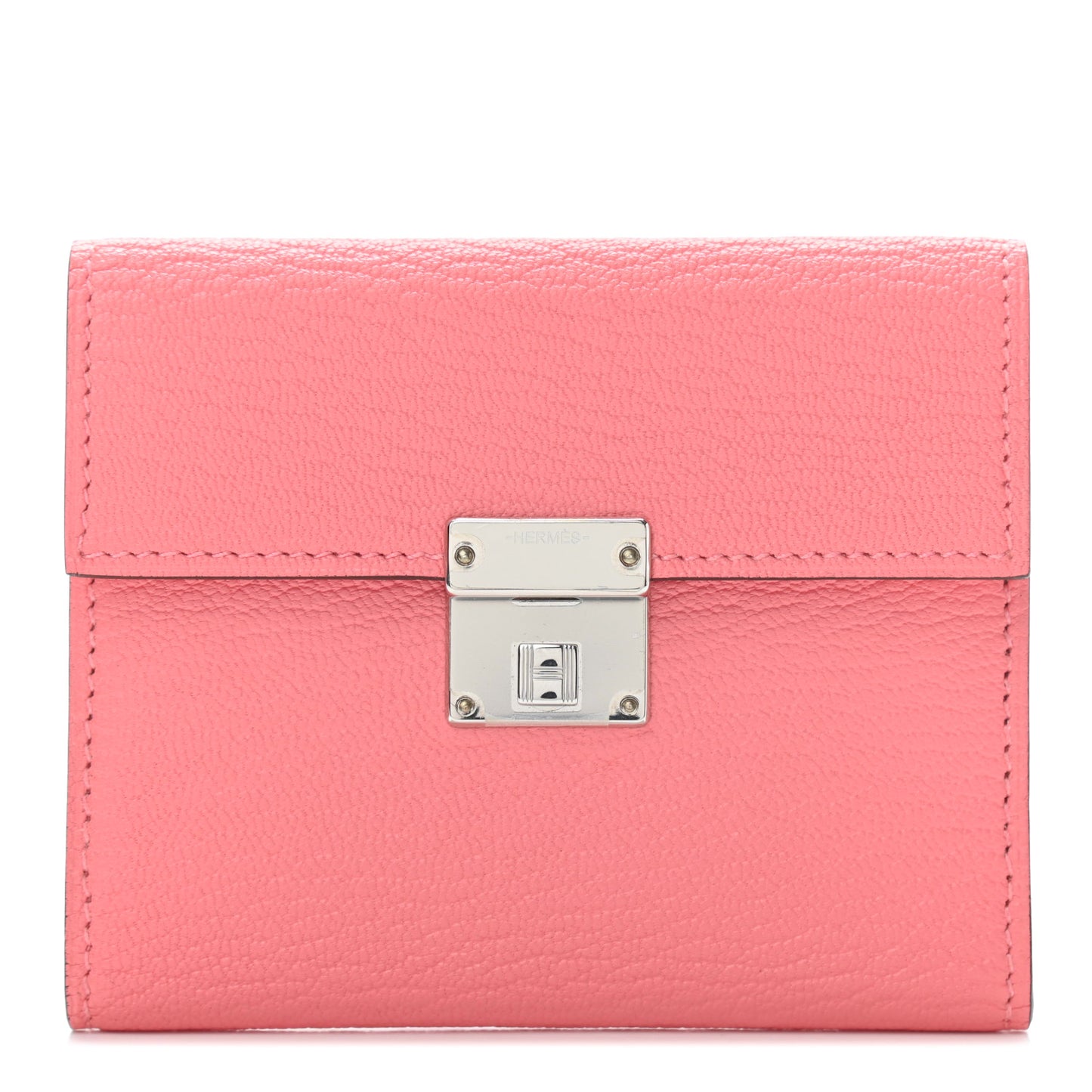 Chevre Mysore Mini Clic Card Holder Rose D'Ete