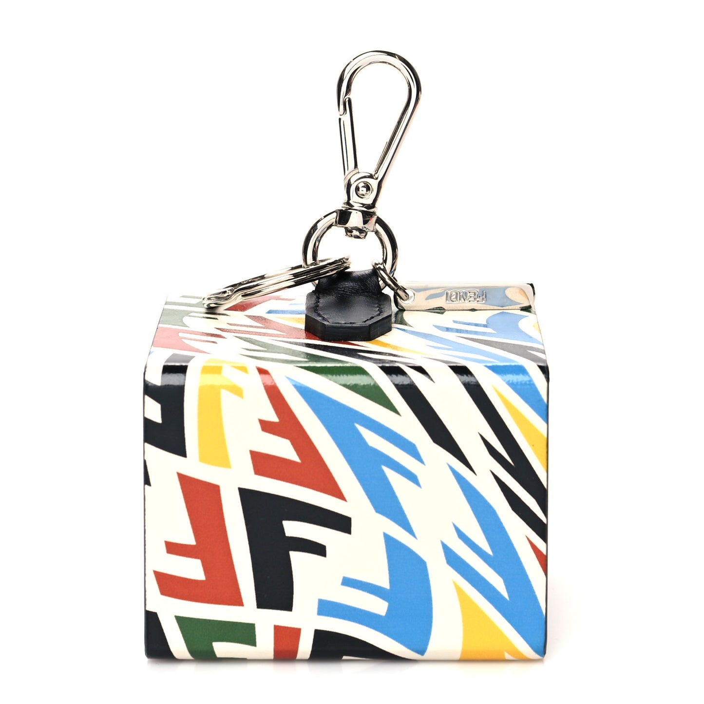X SARAH COLEMAN Vitello FF Vertigo Box Key Chain Multicolor