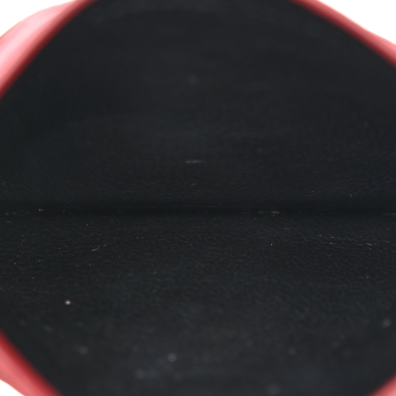 Saint Laurent Grain De Poudre Matelasse Chevron Monogram Credit Card Case Opyum Red 5 of 16