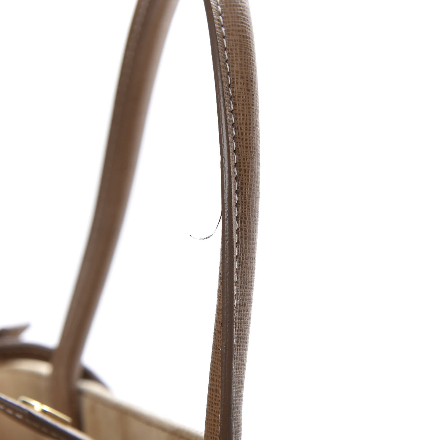 Fendi Canvas Vitello Regular 2Jours Tote Natural Brown 11 of 13