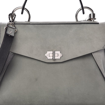 Proenza Schouler Suede Medium Hava Top Handle Bag Heather Grey 8 of 10