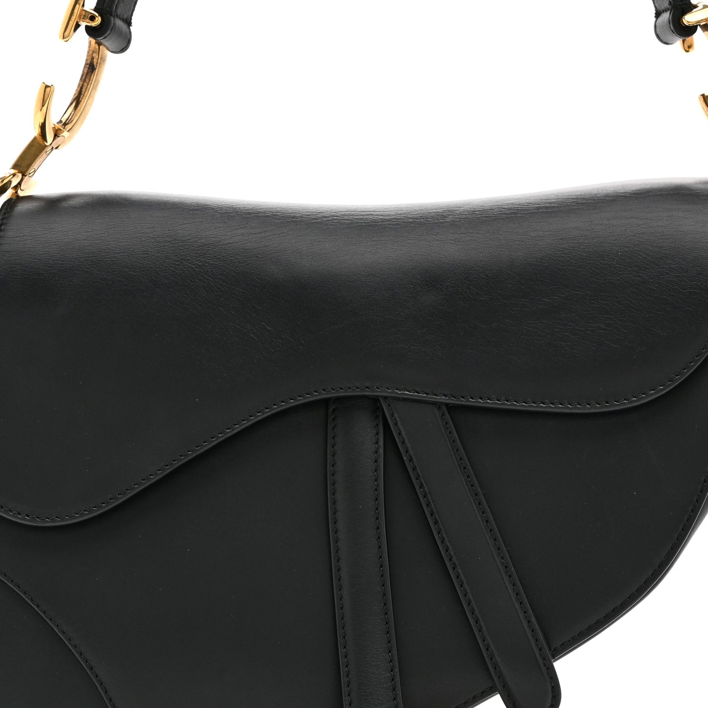 Calfskin Saddle Bag Black