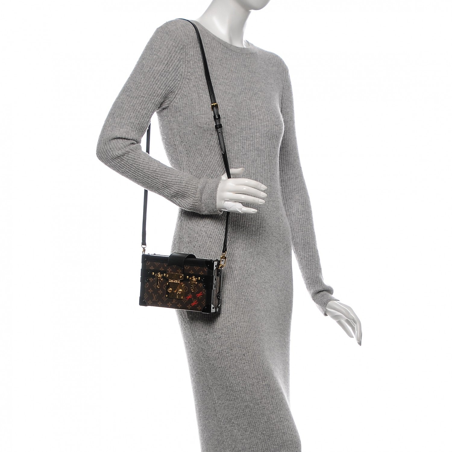 Louis Vuitton Monogram Petite Malle Black 2 of 6