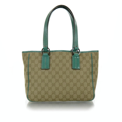 Gucci Monogram Tote Green 3 of 12