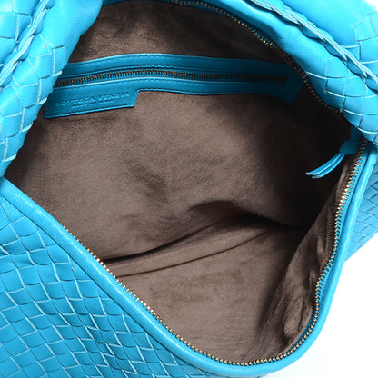 Bottega Veneta Nappa Intrecciato Large Veneta Hobo Azure 5 of 9