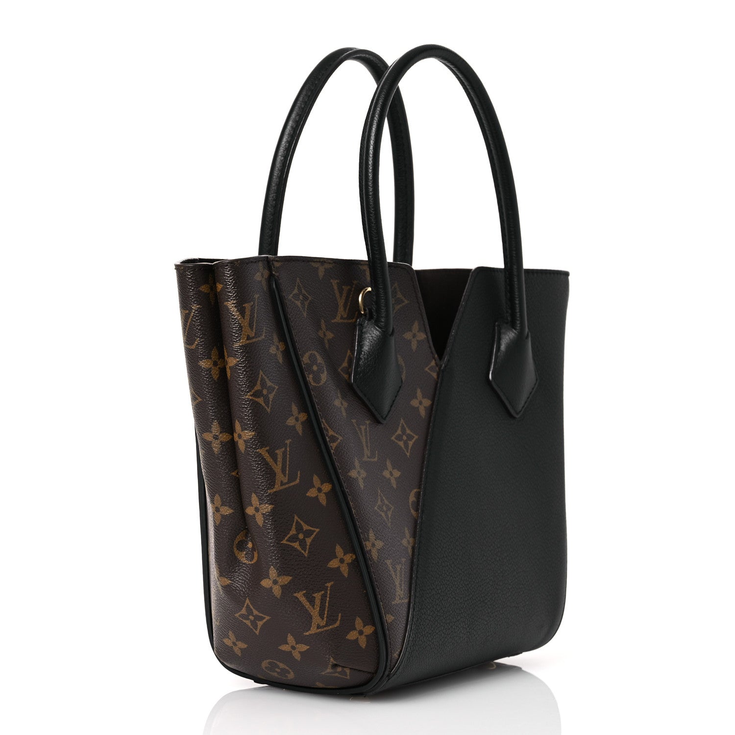 Louis Vuitton Calfskin Monogram Kimono Tote PM Black 3 of 18