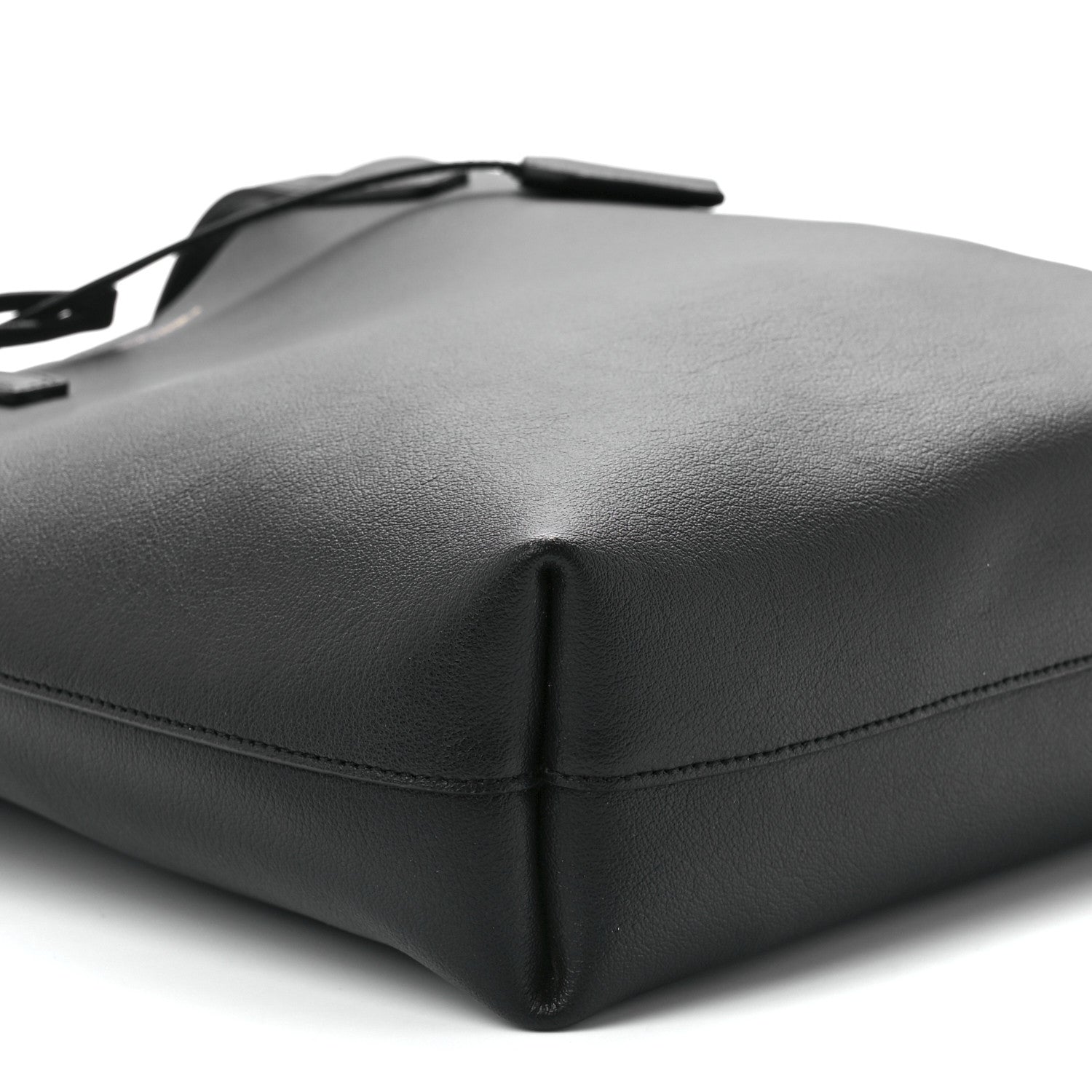 Saint Laurent Calfskin Toy Shopping Tote Black 11 of 12