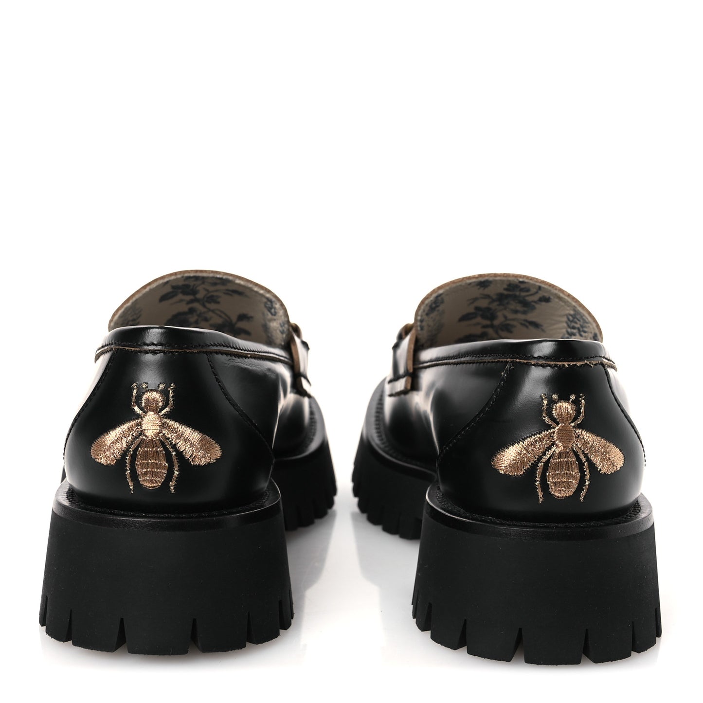 Cordovan Lux Womens Harald Horsebit 25mm Platform Loafers 38 Black