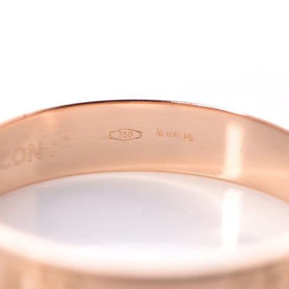 Gucci 18K Rose Gold 4mm Icon Band Ring 59.5 9 6 of 8