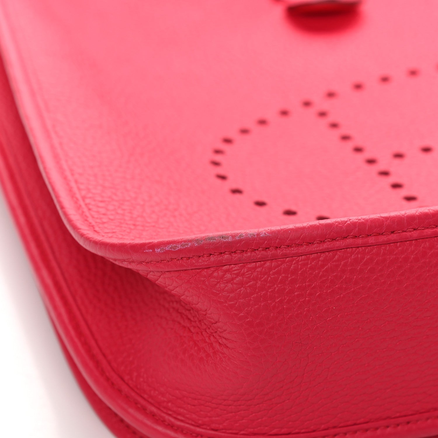 Hermes Taurillon Clemence Evelyne III PM Rose Extreme 10 of 11