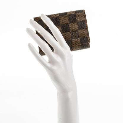 Louis Vuitton Damier Ebene Business Card Holder 2 of 7