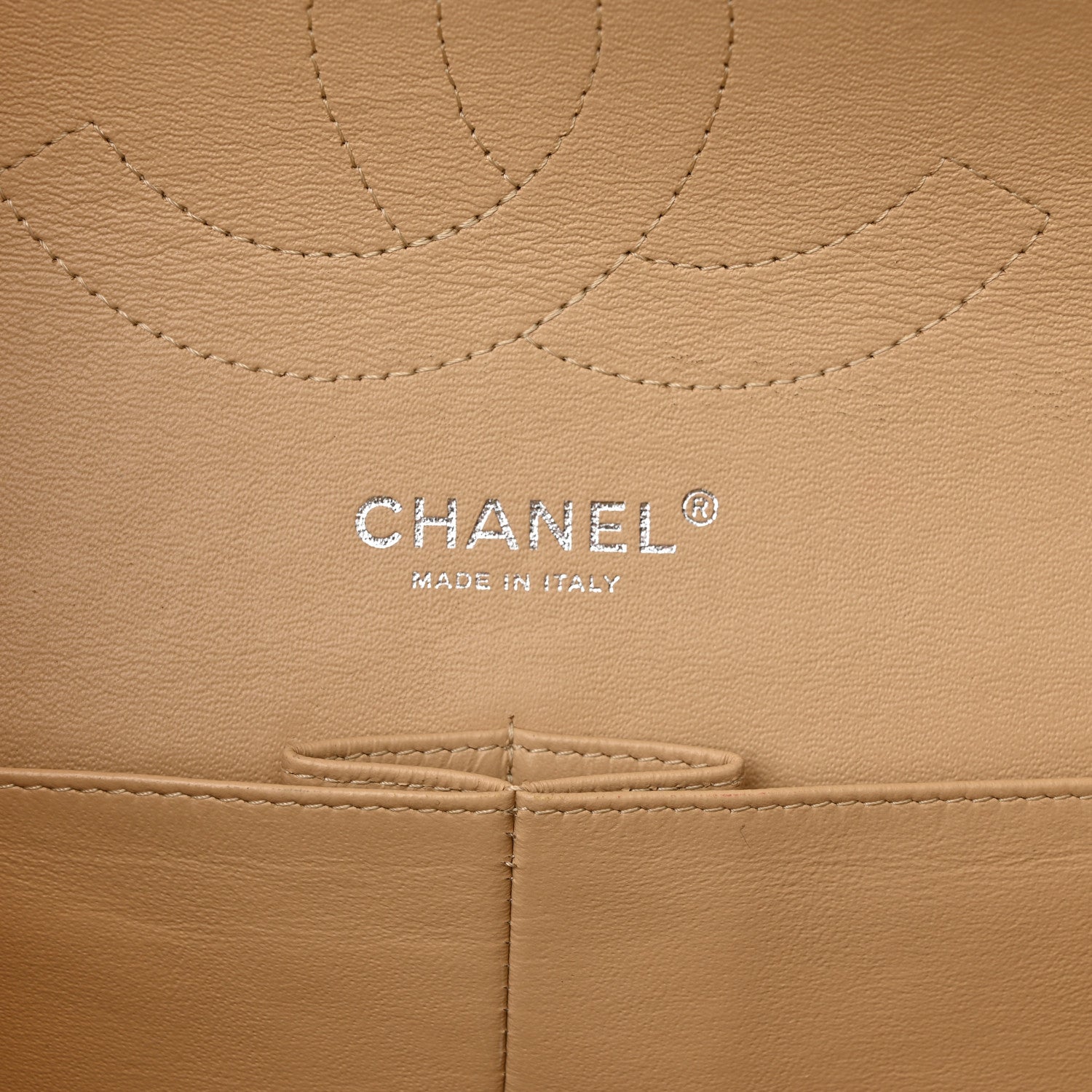 Chanel Caviar Quilted Jumbo Double Flap Beige Clair 6 of 11