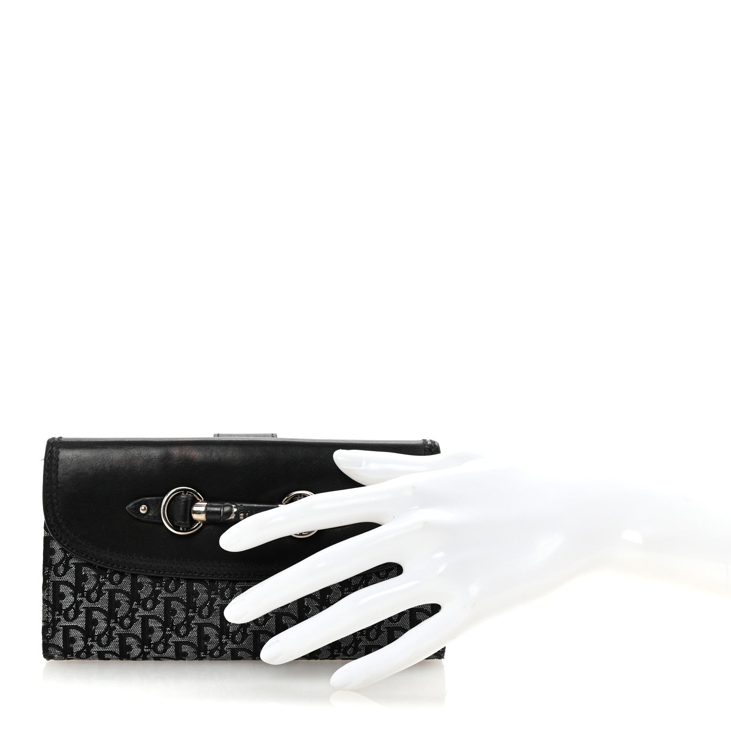 Christian Dior Monogram Horsebit Wallet Black 1764375 – FASHIONPHILE