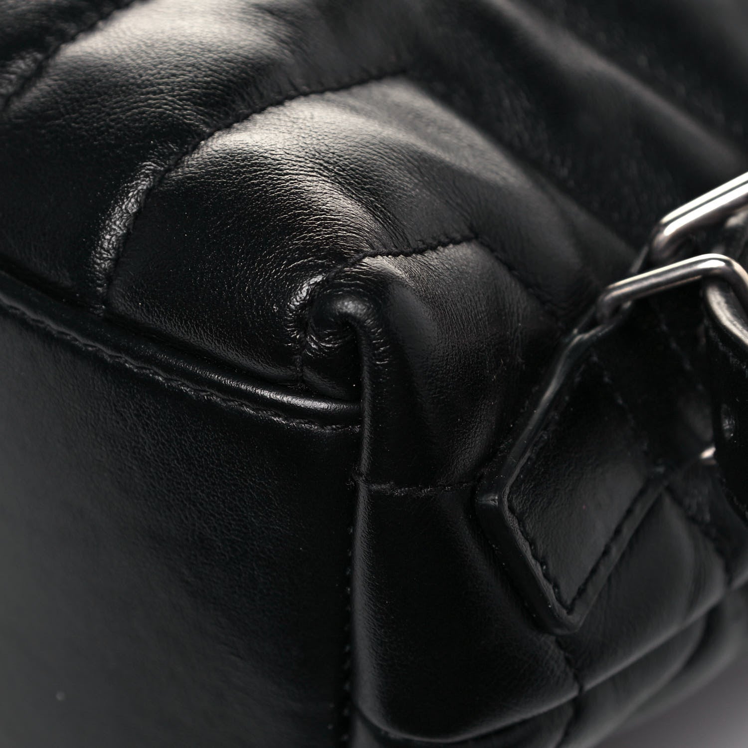 Saint Laurent Calfskin Y Quilted Monogram Small Loulou Backpack Black 13 of 16