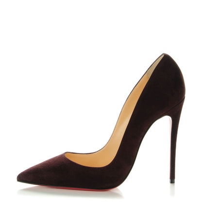 Christian Louboutin Suede So Kate 120 Pumps 36.5 Cramoisi 1 of 8