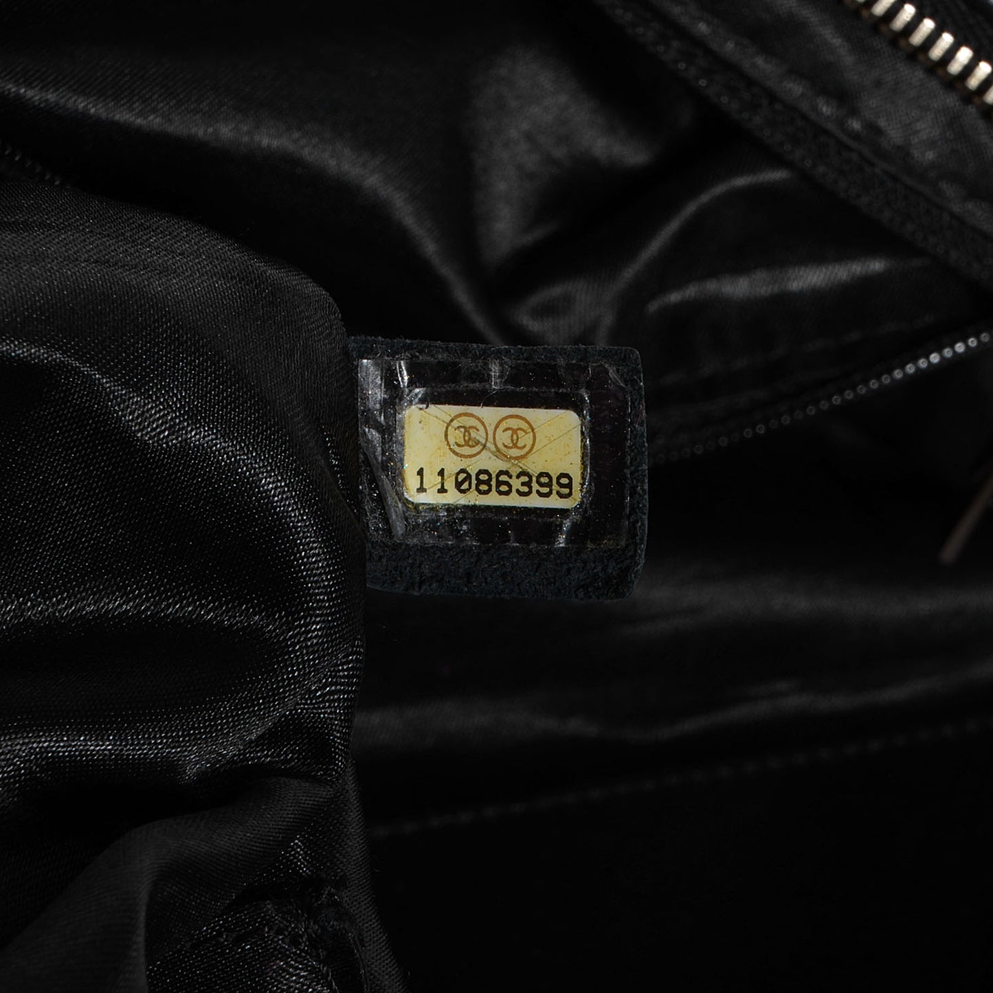 Distressed Lambskin Lady Braid Bowler Black