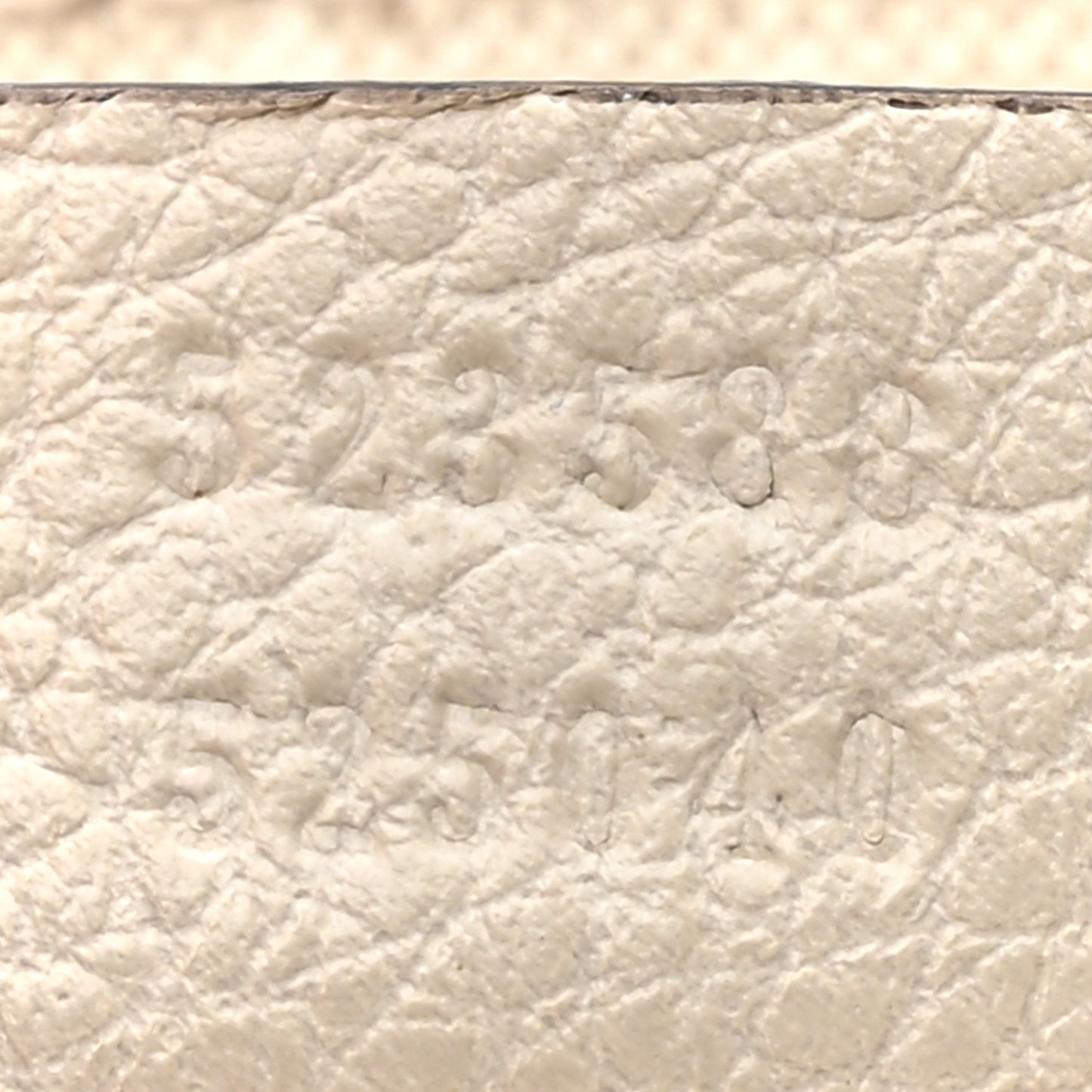 Grained Calfskin Logo Half Moon Hobo White