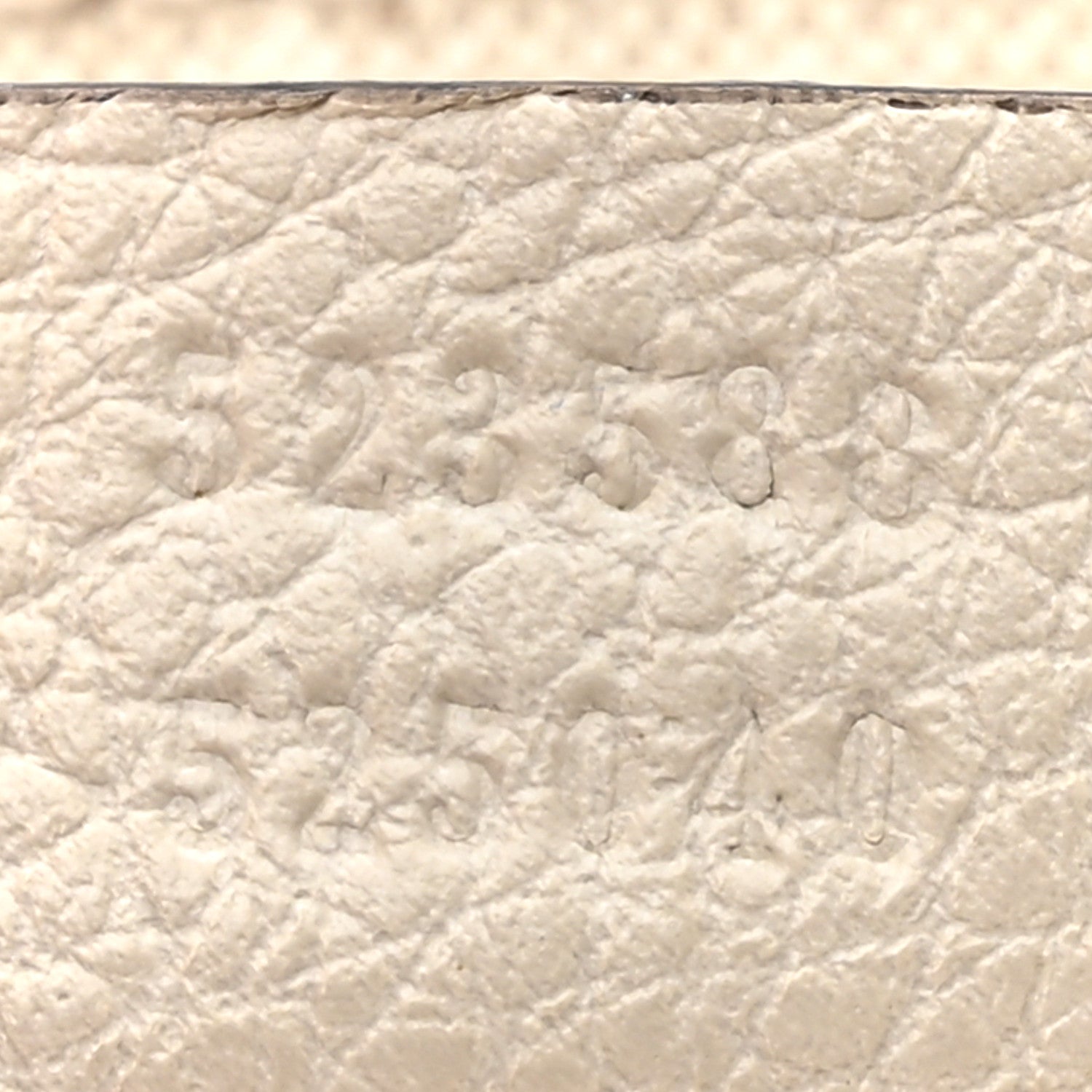 Gucci Grained Calfskin Logo Half Moon Hobo White 7 of 13