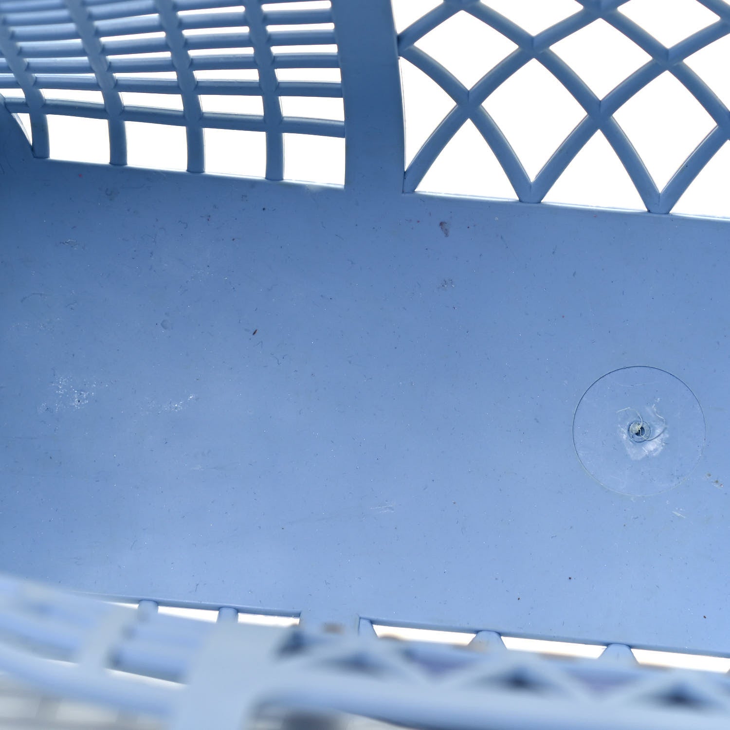 Fendi Recycled Plastic Vitello Liberty Matte Small Fendi Basket Light Blue 14 of 16