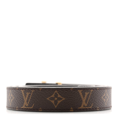 Louis Vuitton Calfskin Monogram 20mm LV Iconic Reversible Belt 80 32 Black 3 of 7