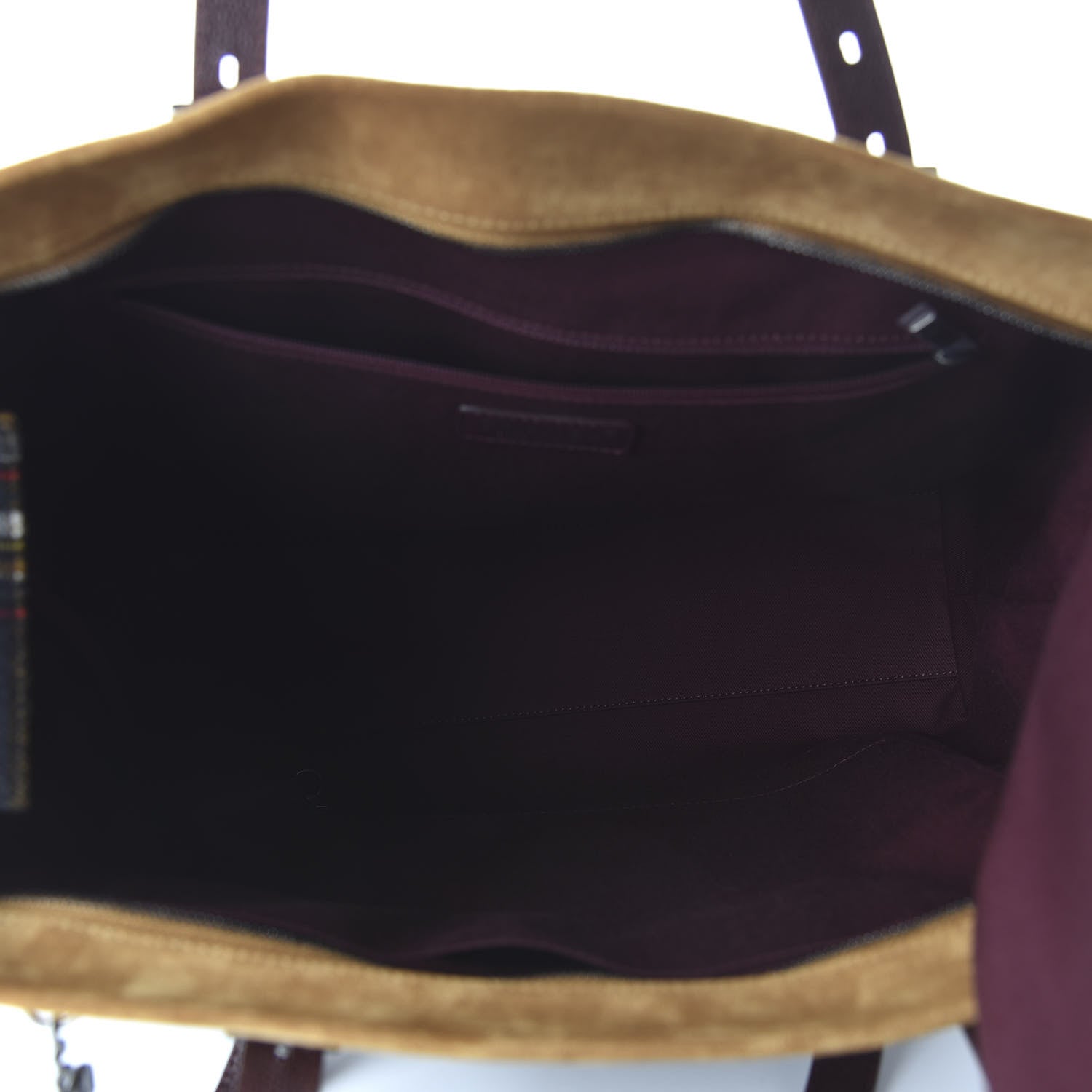 Chanel Coated Canvas Quilted Paris Edinburgh Tote Green Brown Multicolor 5 of 11