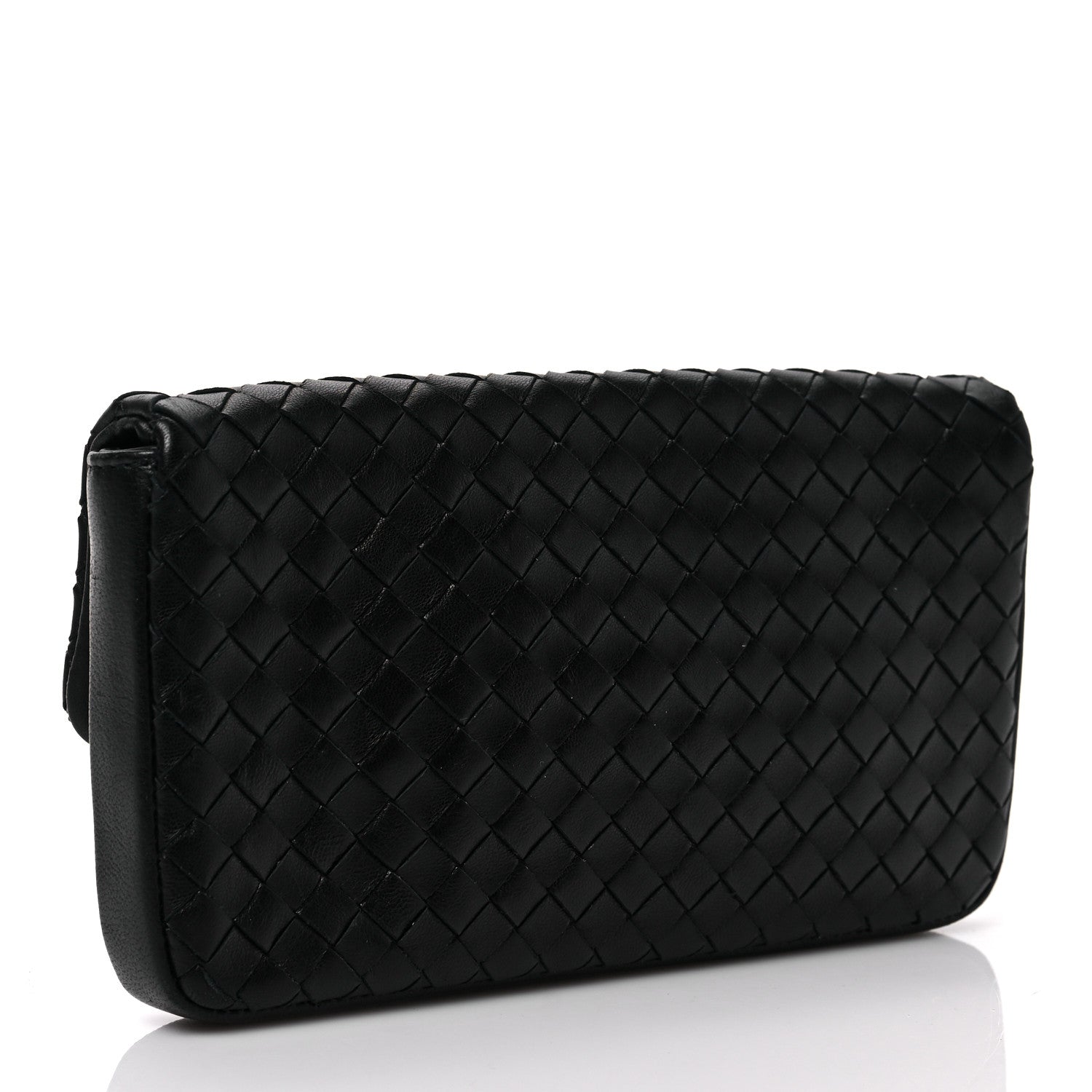 Bottega Veneta Nappa Intrecciato Turnlock Pouch Black 3 of 8