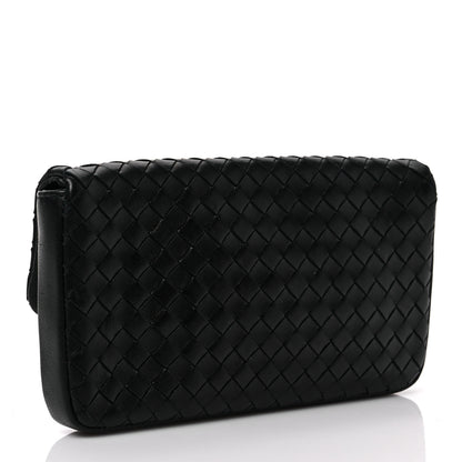 Bottega Veneta Nappa Intrecciato Turnlock Pouch Black 3 of 8