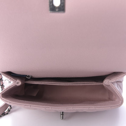 Chanel Caviar Quilted Mini Coco Handle Flap Pink 5 of 10