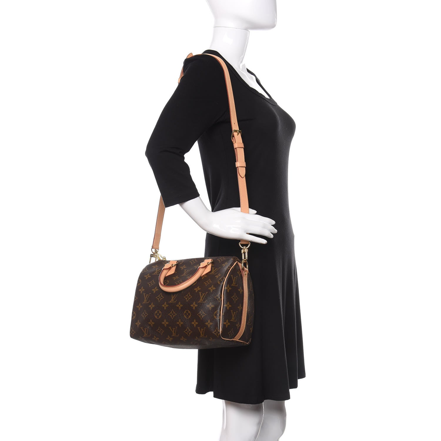 Louis Vuitton Monogram Speedy Bandouliere 25 2 of 12