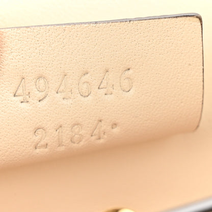 Gucci Calfskin Super Mini Sylvie Chain Shoulder Bag White 7 of 14