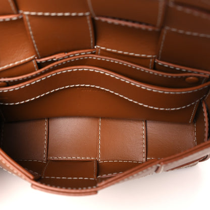 Bottega Veneta Calfskin Maxi Intreccio Mini Cassette Belt Bag Wood 5 of 12