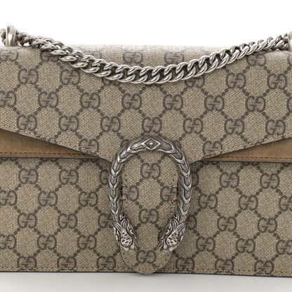Gucci GG Supreme Monogram Small Dionysus Shoulder Bag Taupe 8 of 12