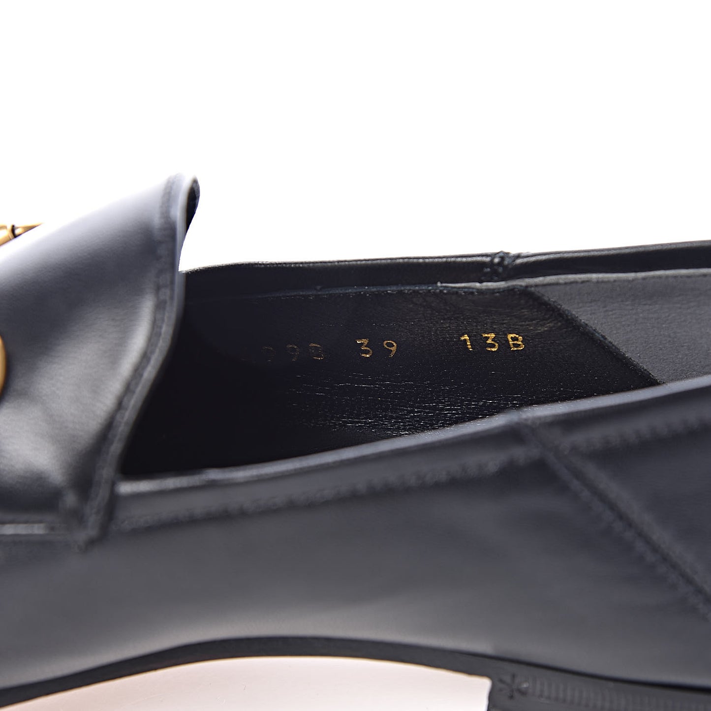 Lambskin Womens Brixton Horsebit Loafers 39 Black