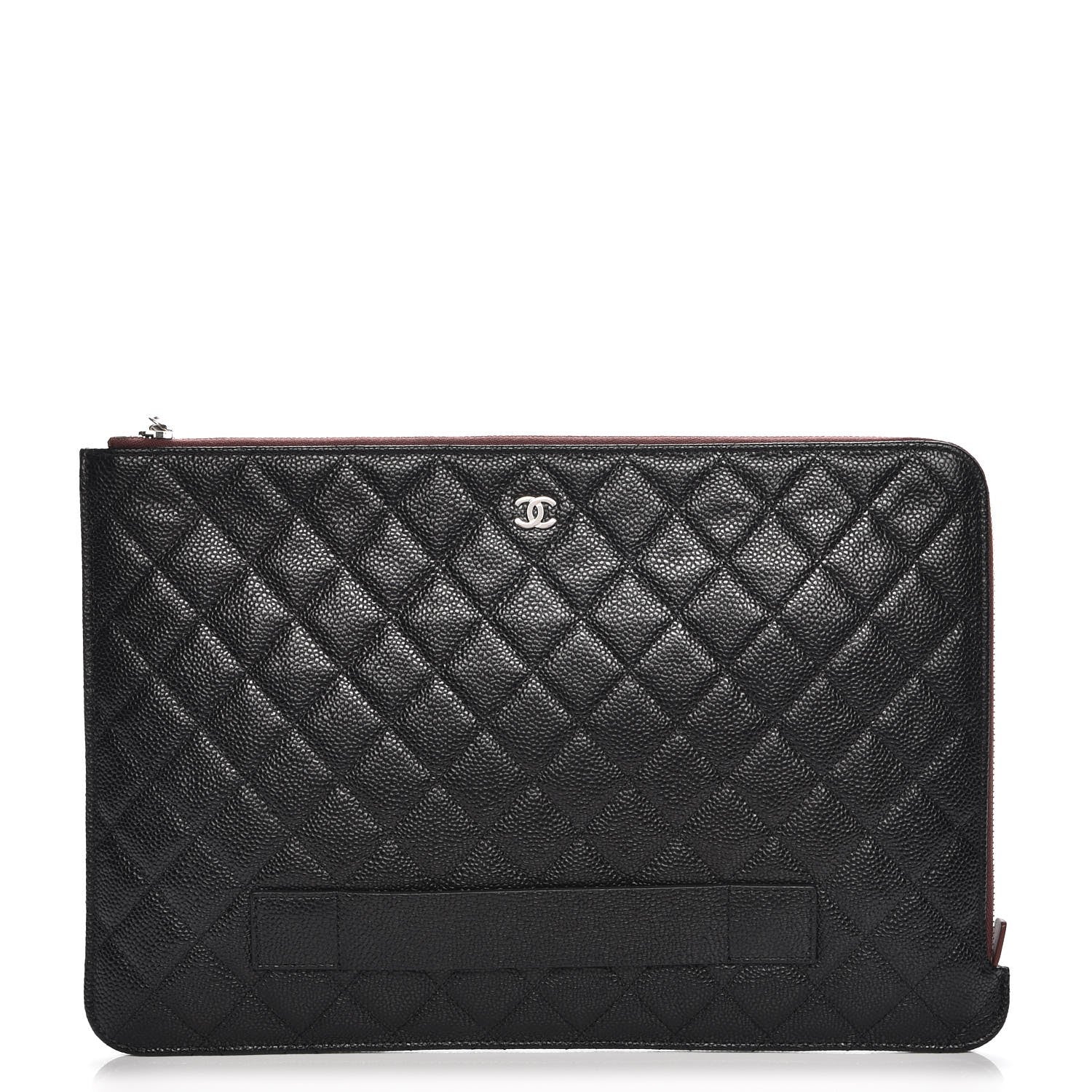 Chanel Caviar Quilted Document Portfolio Holder Black 1 of 7