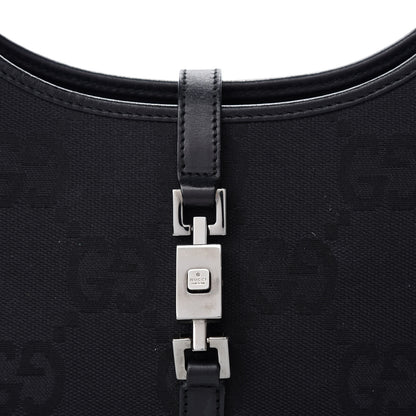 Gucci Monogram Bardot Shoulder Bag Black 12 of 12