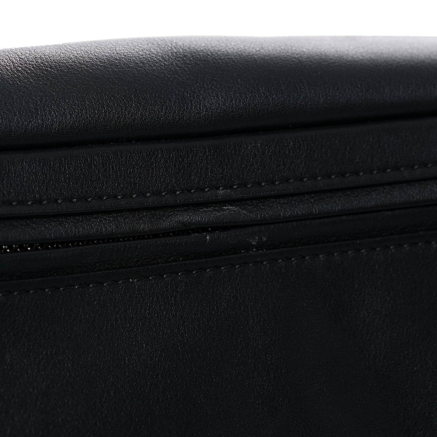 Valentino Garavani Calfskin Go Logo Belt Bag Black White 15 of 18