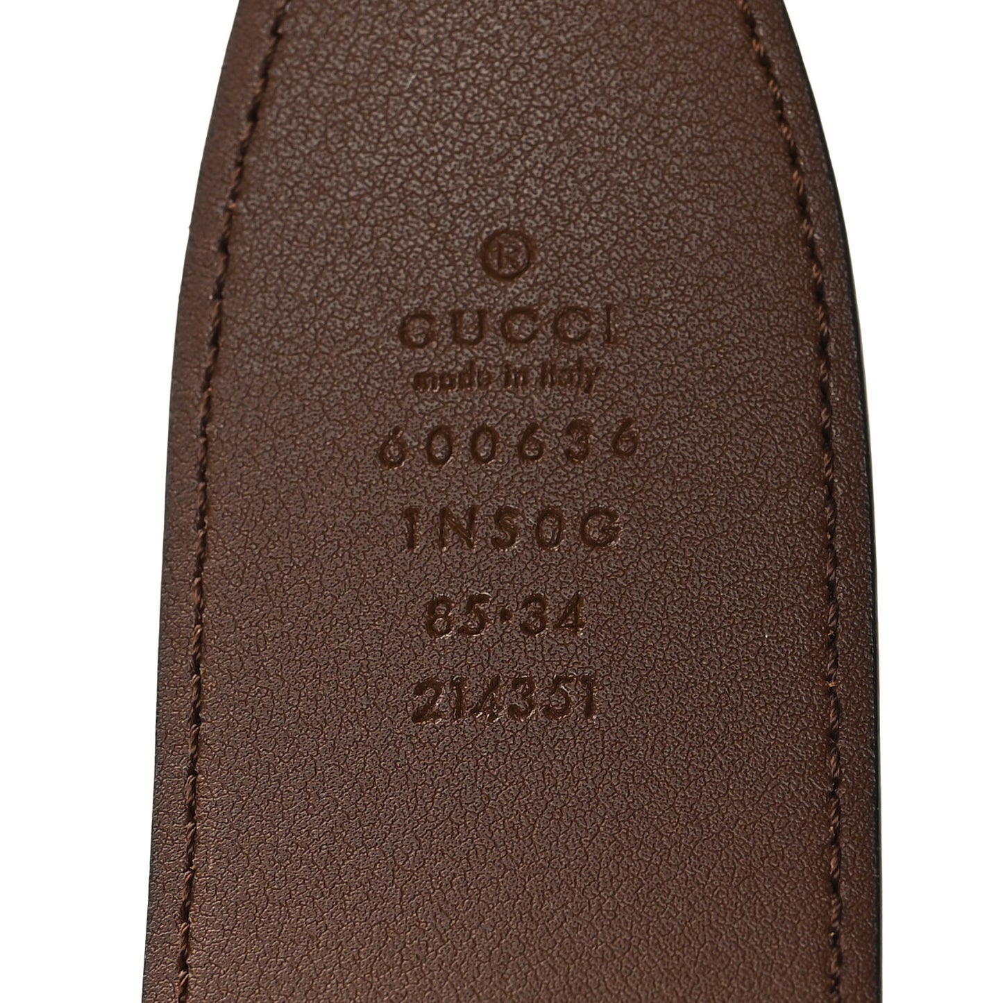 Efesto Leather Horsebit 25mm Belt 85 34 Brown Sugar