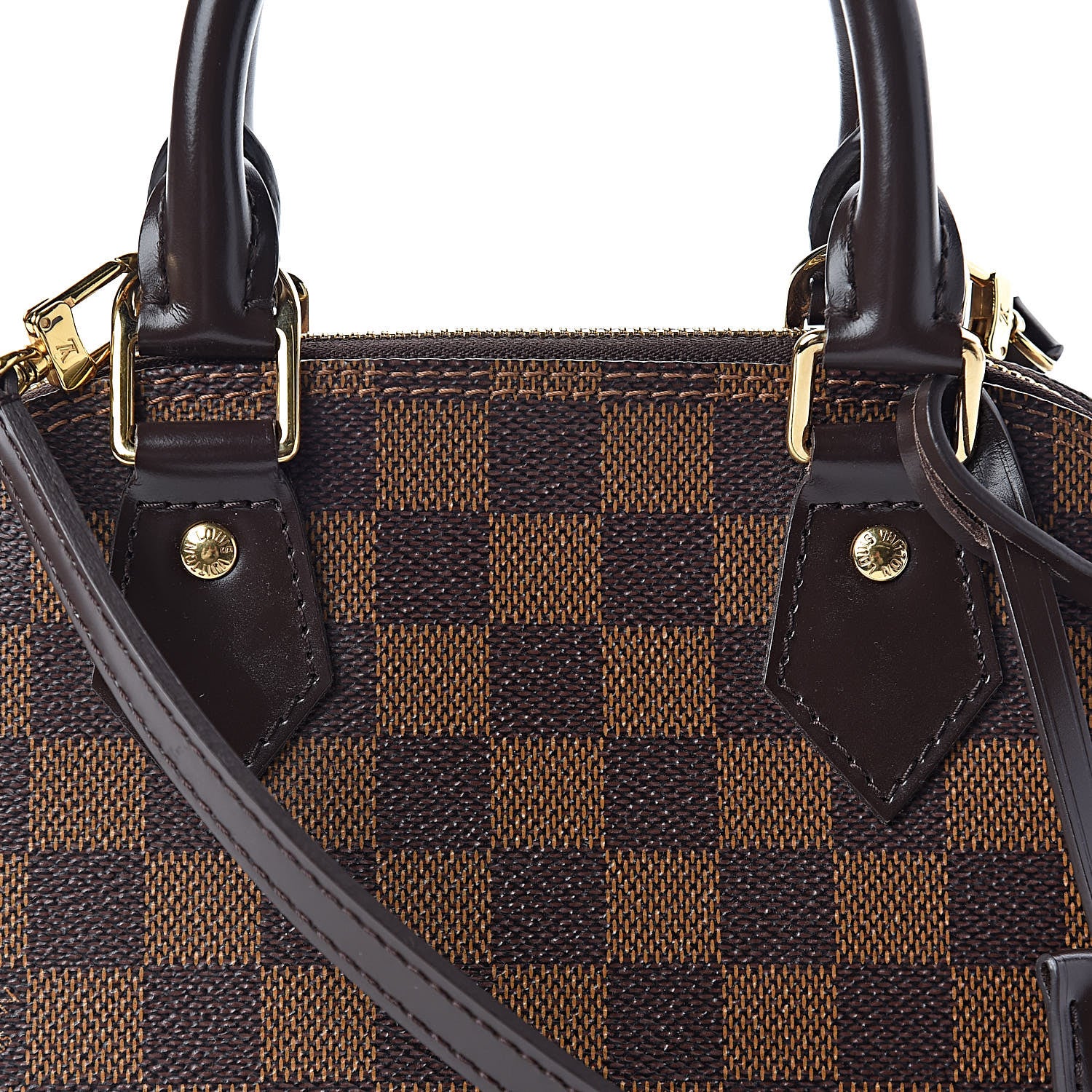 Louis Vuitton Damier Ebene Alma BB 8 of 10