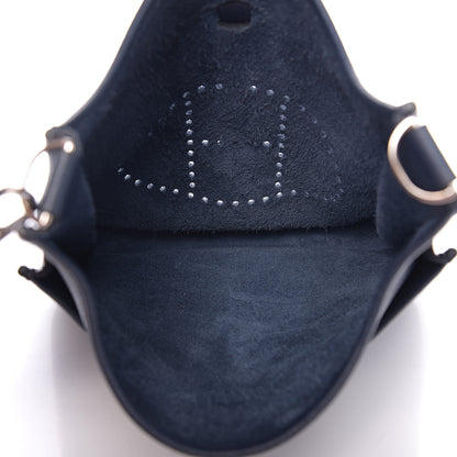Hermes Taurillon Clemence Evelyne III PM Bleu Abysse 4 of 10
